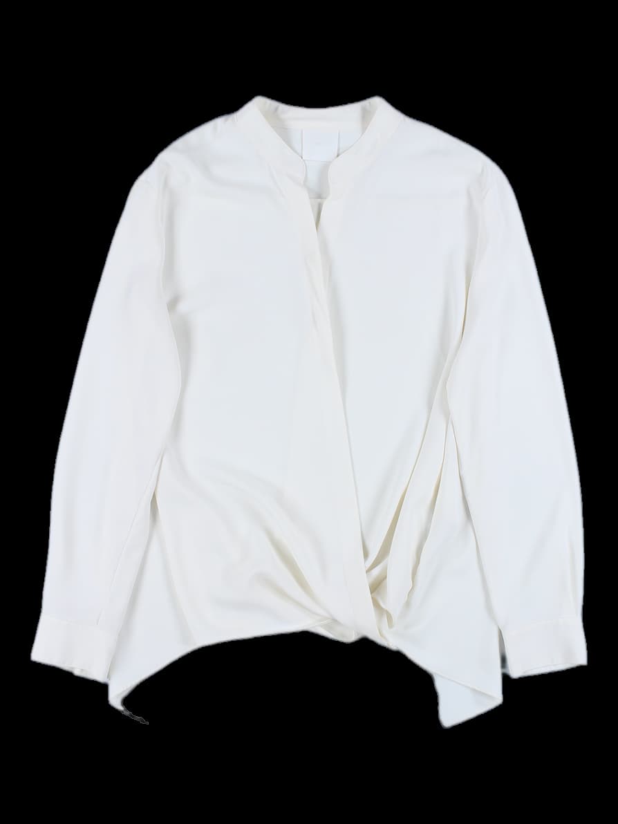 밑단 꼬임 블라우스