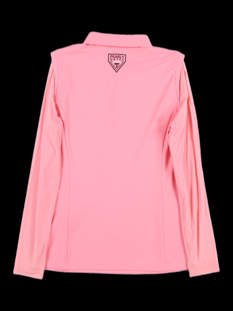 카라 배색 긴팔 티셔츠