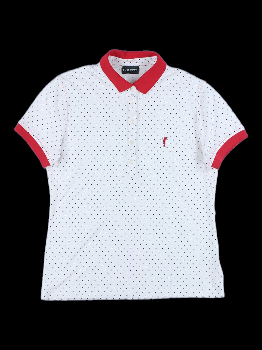 도트 카라 티셔츠