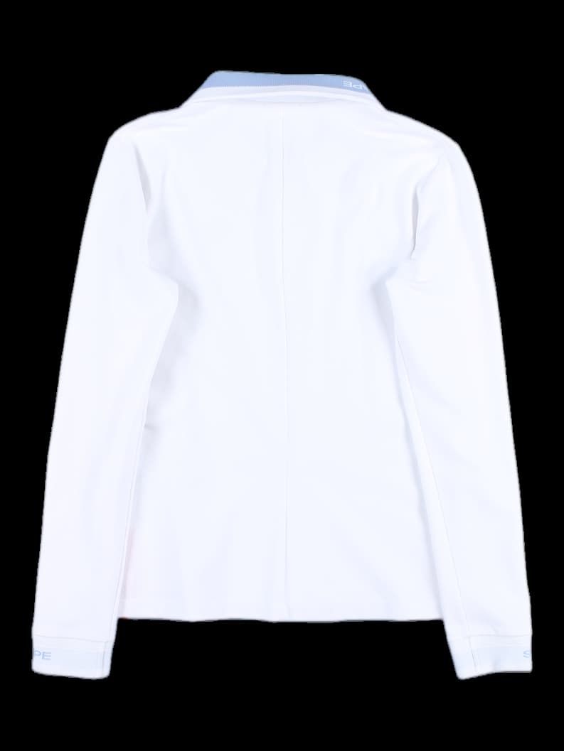 피케 집업 카라 긴팔 티셔츠