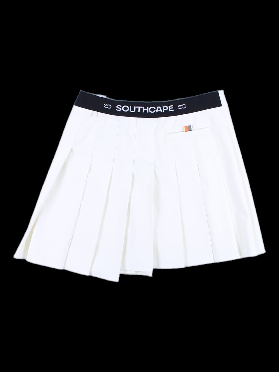 밴딩 언발 플리츠 스커트