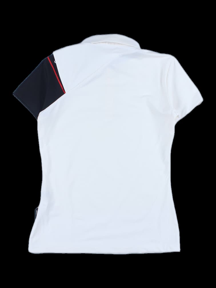 컬러 포인트 반팔 카라티