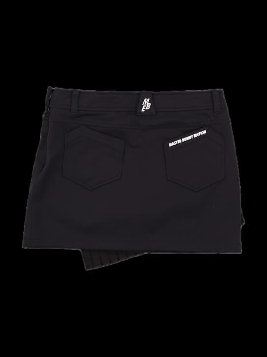 스트레치 언발 플리츠 스커트