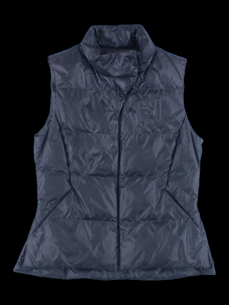 허리밴딩 패딩 베스트