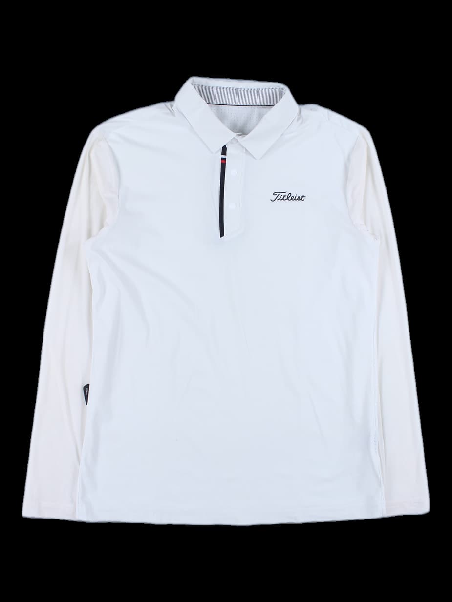 [남성] 라운드 골프 긴팔 카라티