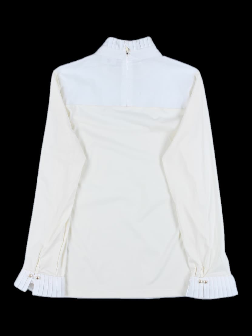 프릴 긴팔 티셔츠