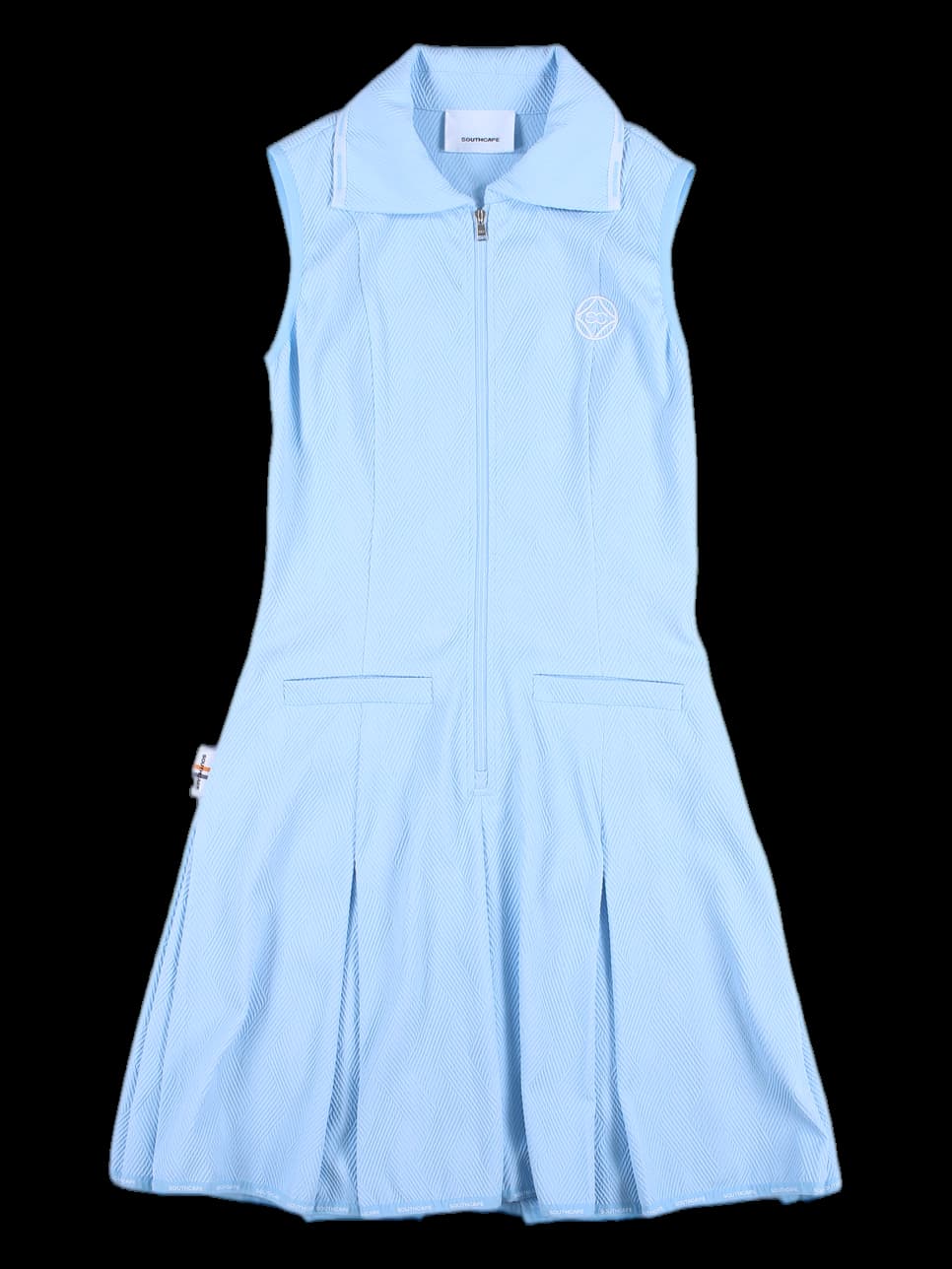 슬리브리스 플리츠 원피스