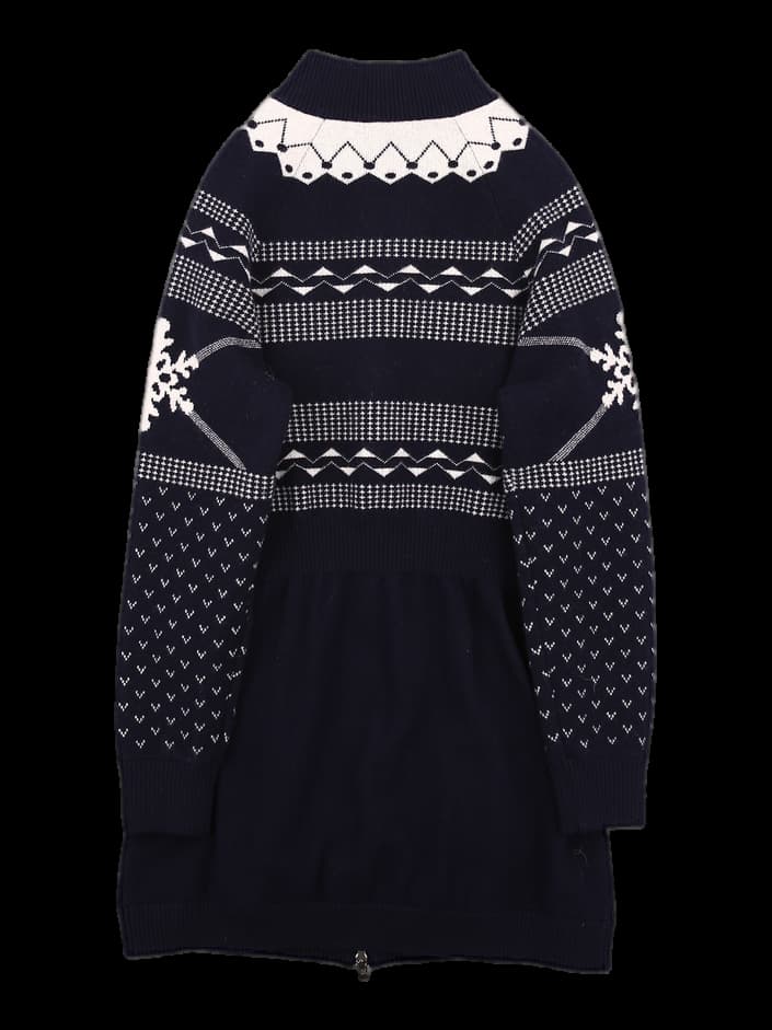 [새상품]노르딕 바람막이 롱 니트 가디건 