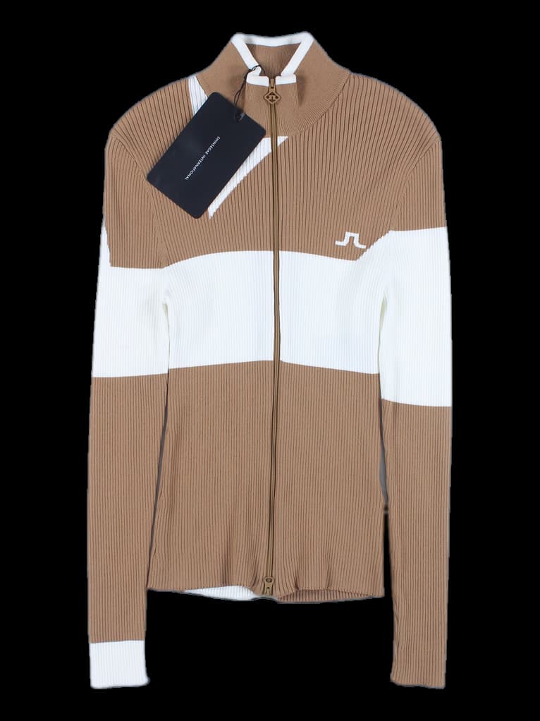 [새상품] 집업 니트 티