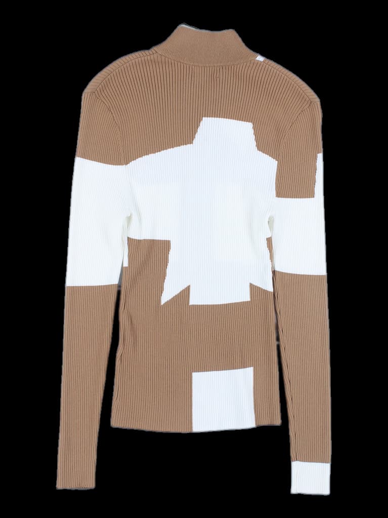 [새상품] 집업 니트 티