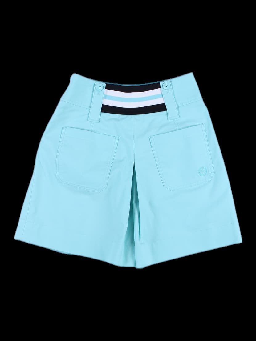 핀턱 주름 와이드 반바지