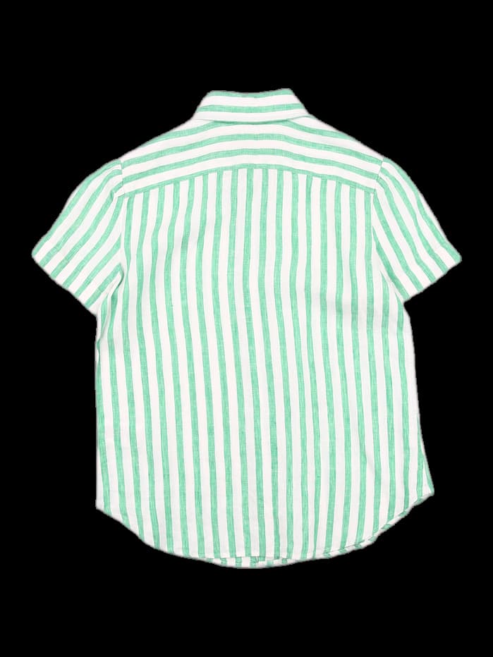 스트라이프 반팔 셔츠