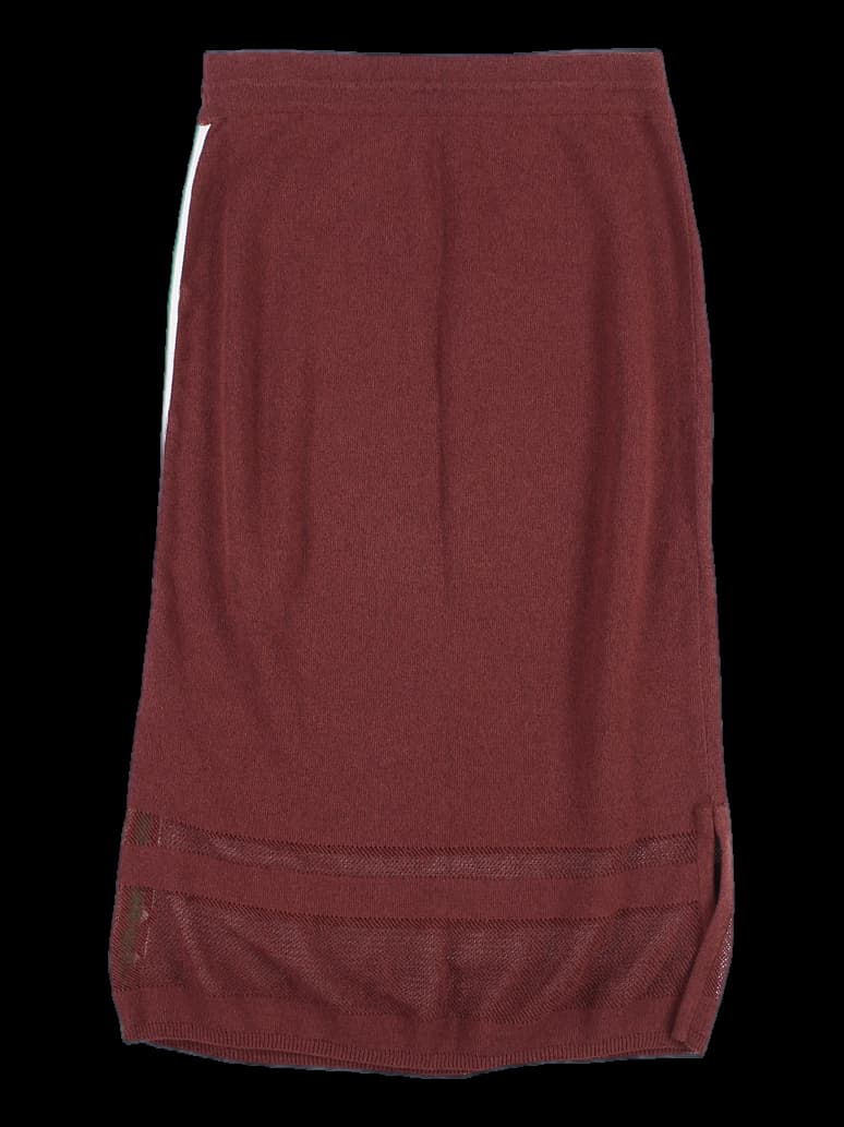 라인 포인트 니트 스커트