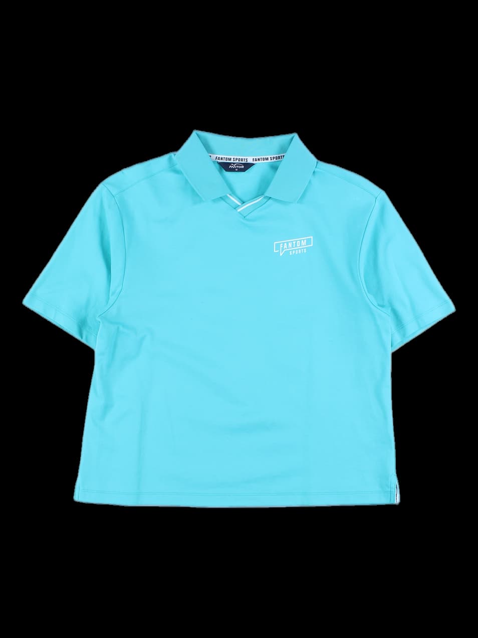 카라 브이넥 티셔츠