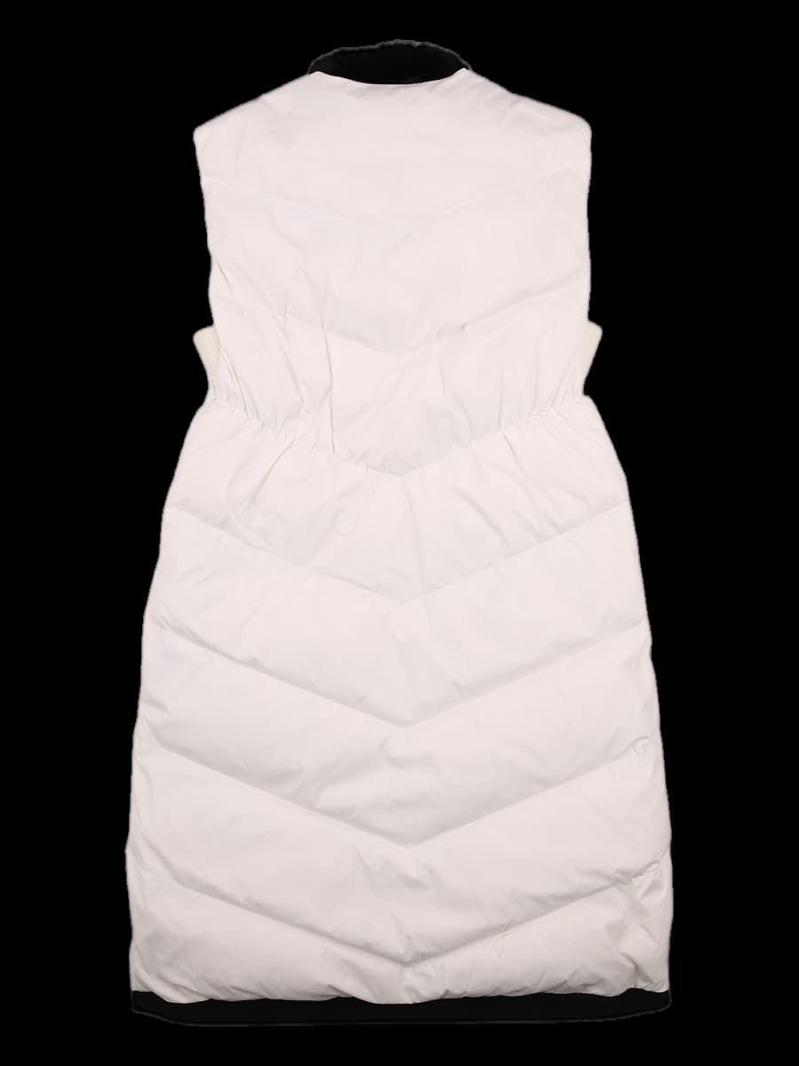 퍼 베스트 패딩 원피스
