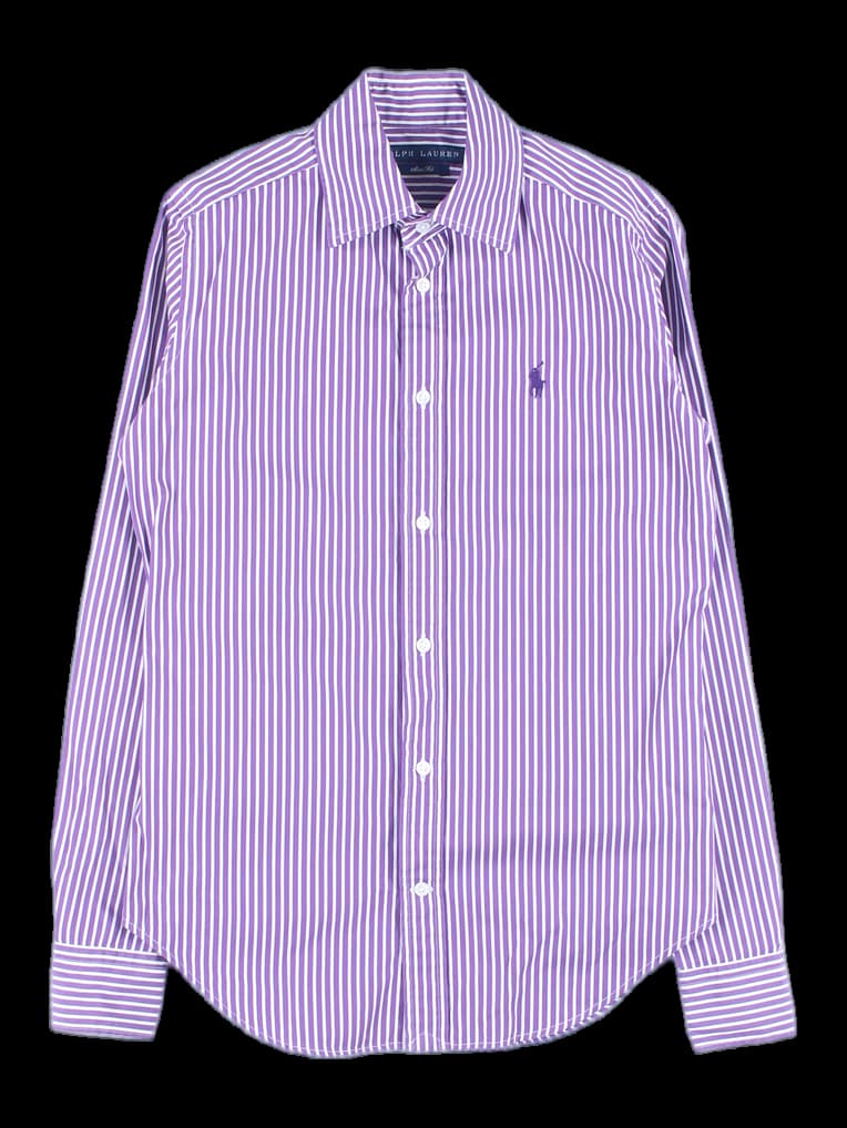 스트라이프 긴팔 셔츠