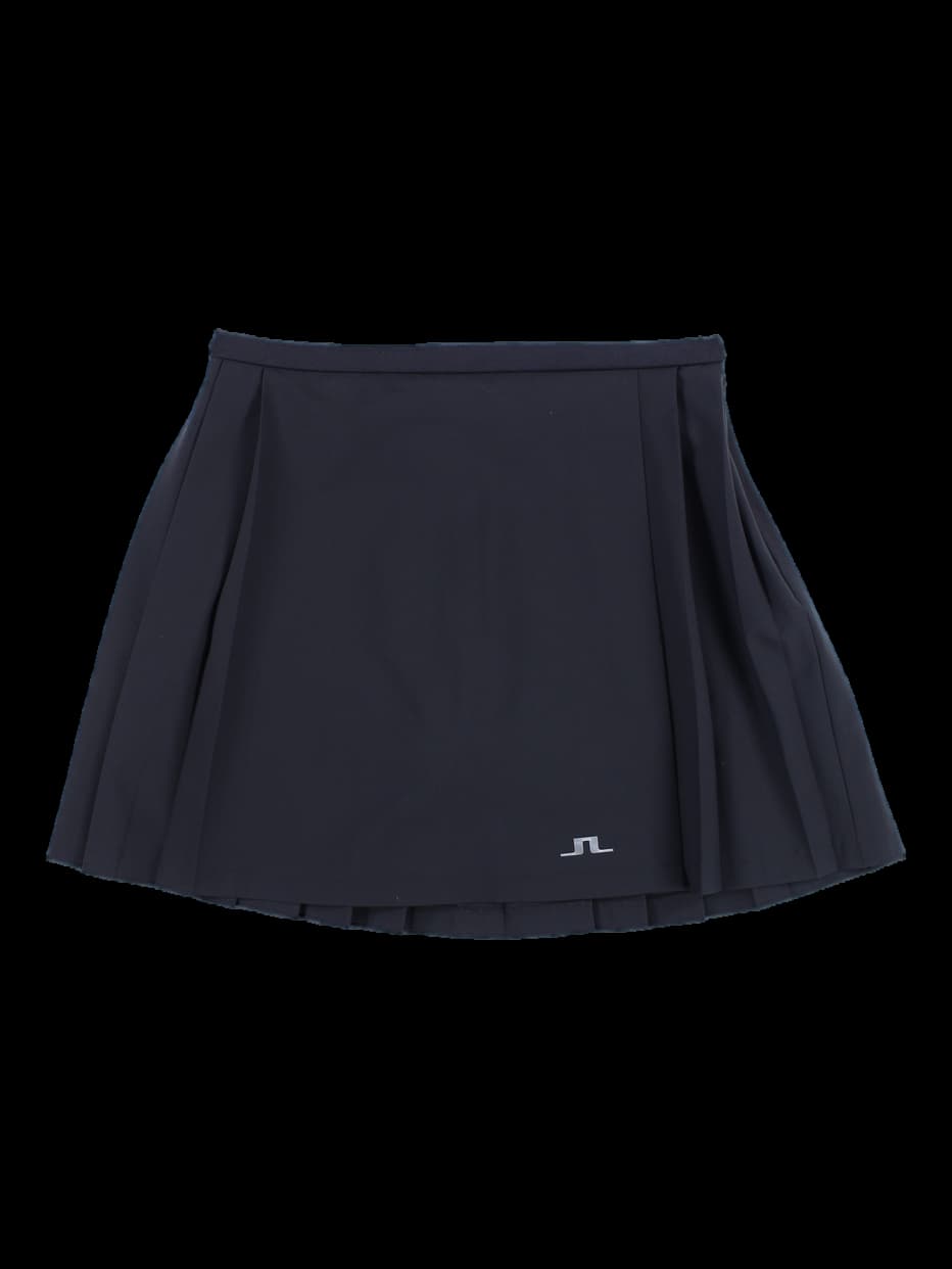 밴딩 뒷 주름 스커트