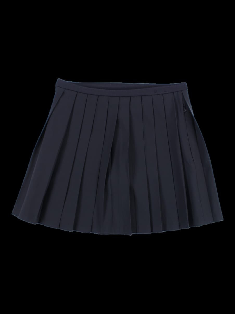 밴딩 뒷 주름 스커트