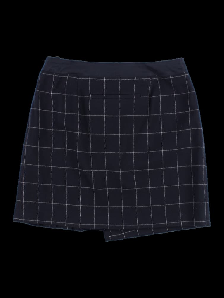 체크 주름 스커트