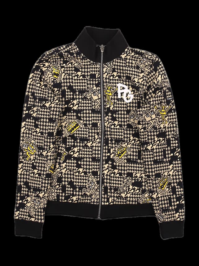 패턴 프린트 점퍼