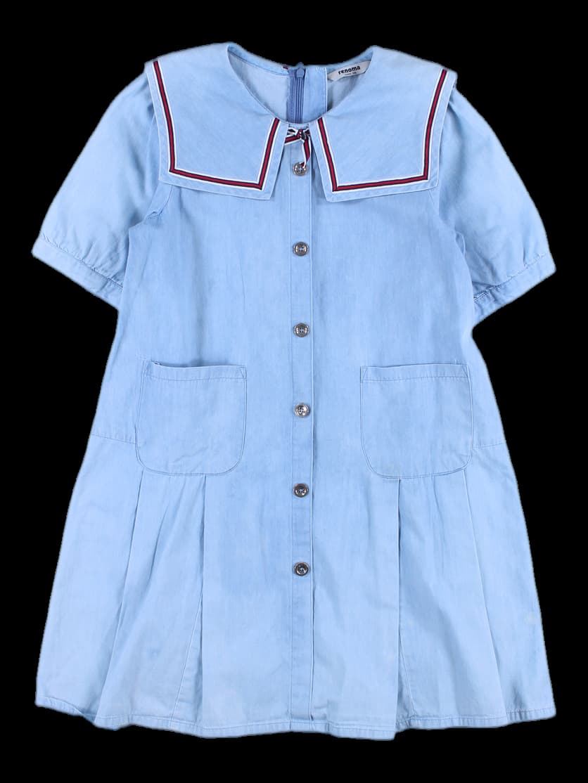 [키즈] 세일러 청 원피스
