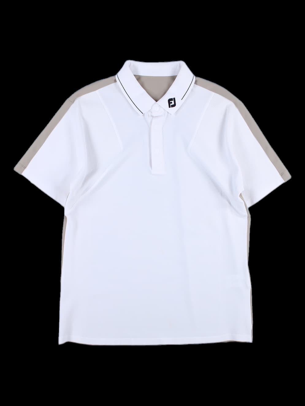 [남성] 컬러 포인트 반팔 카라 티