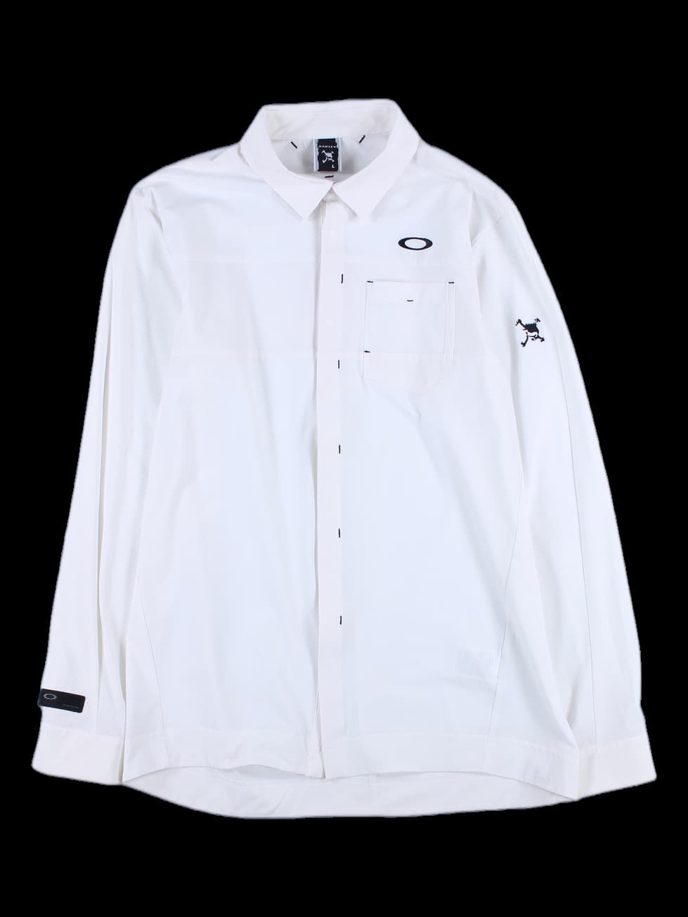 [남성] 펀칭 포인트 긴팔 남방 셔츠