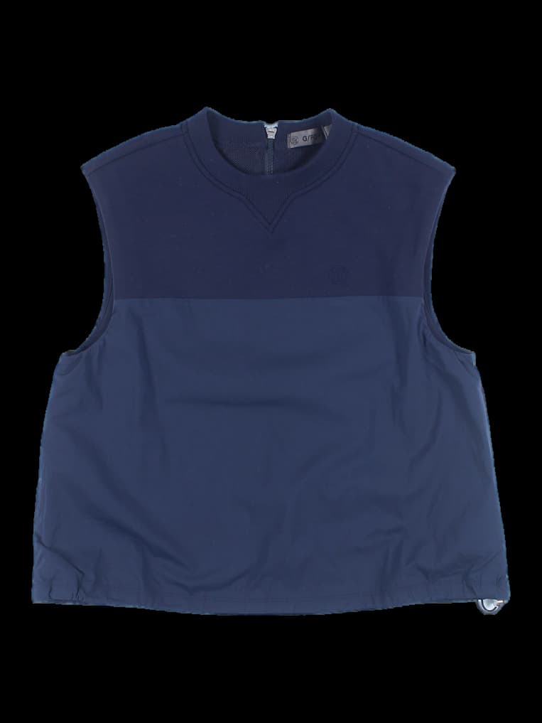 이너 매쉬 슬리브리스 티셔츠