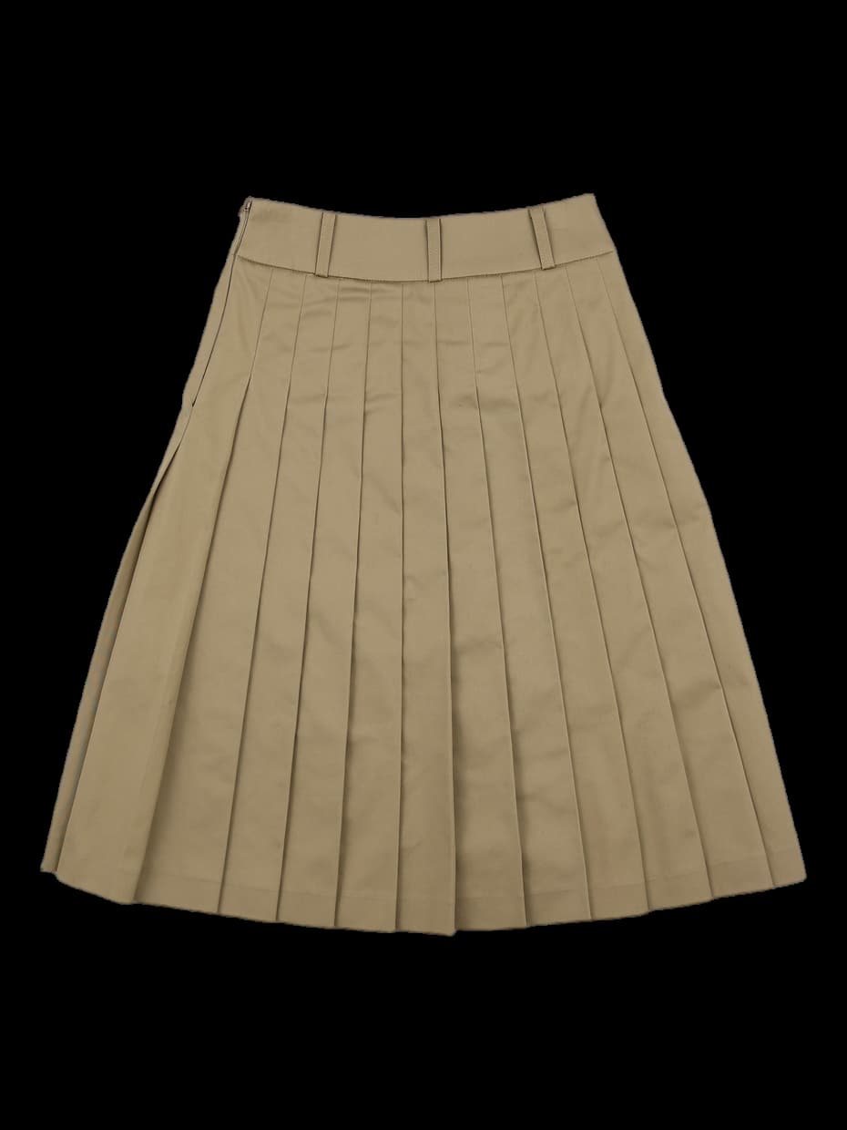 포켓 미디 스커트