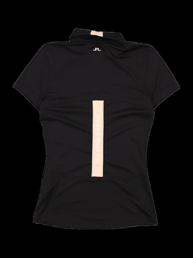 백 포인트 반팔 카라 티