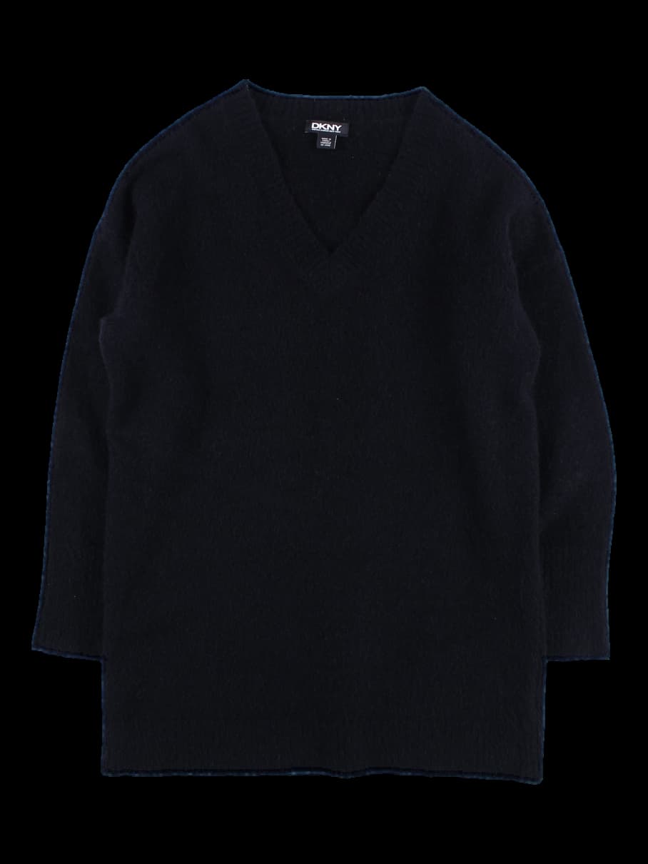 브이넥 오버 사이즈 니트