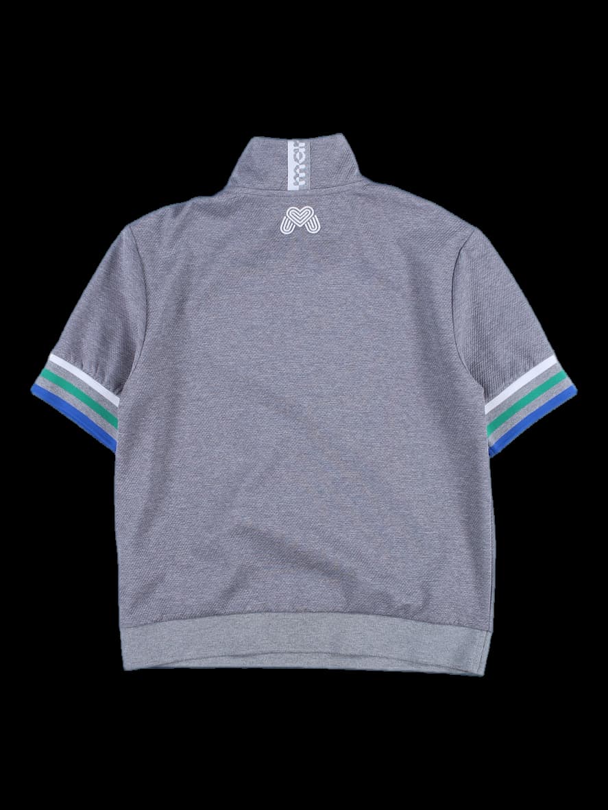 반집업 반팔 카라 티셔츠