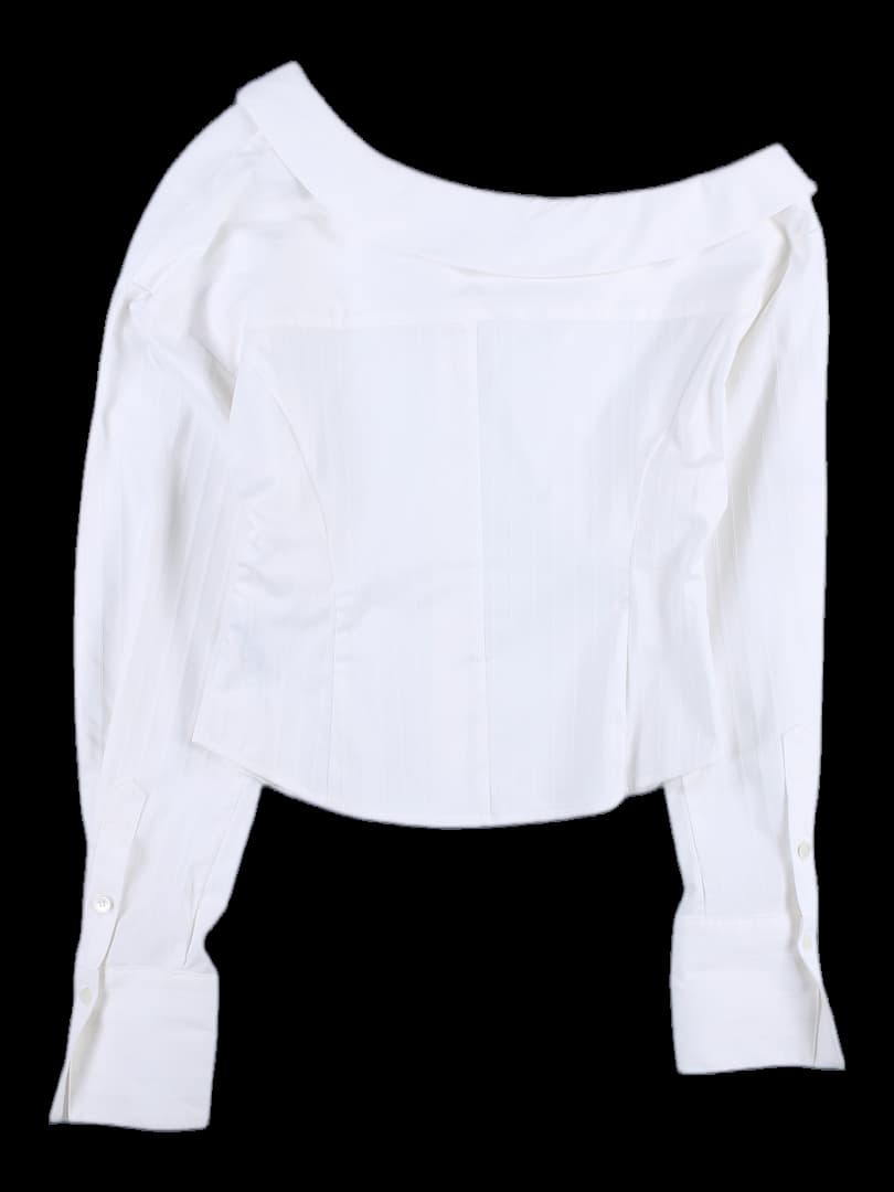 [새상품] 원숄더 슬림 라인 셔츠