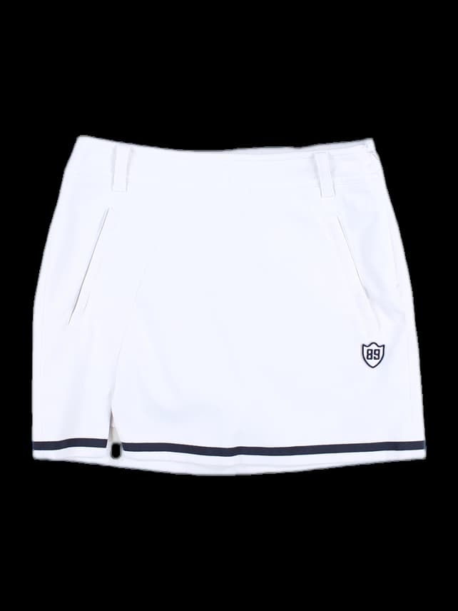 로고 포인트 마린 스커트