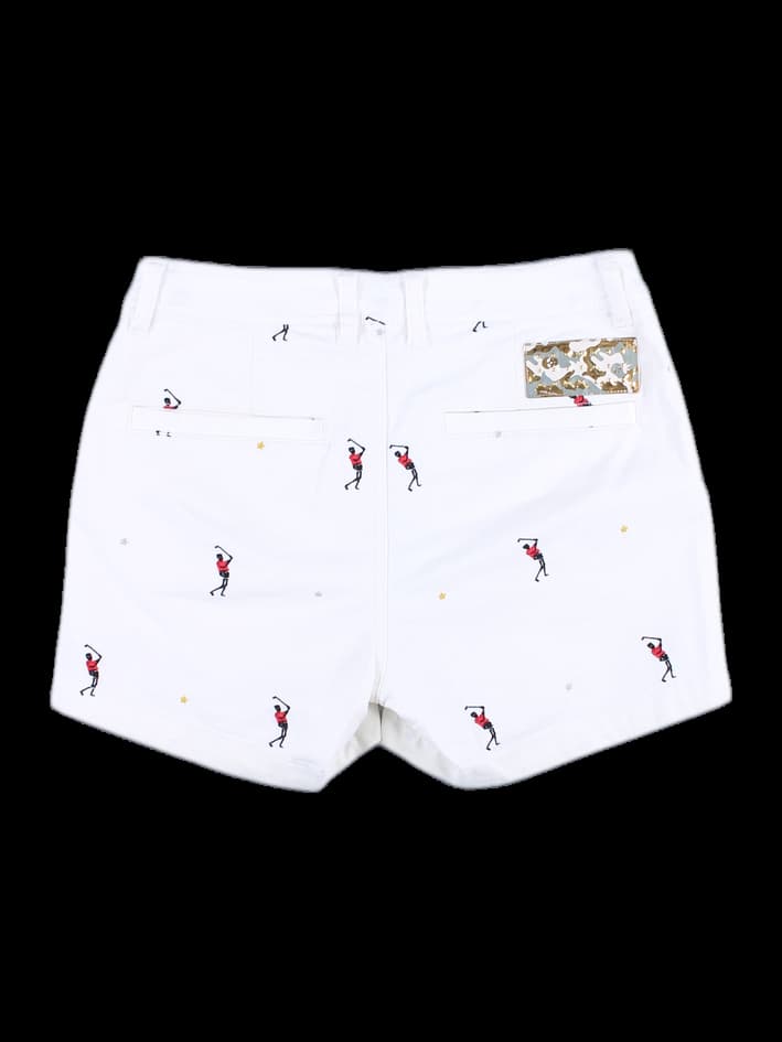 자수 포인트 반바지