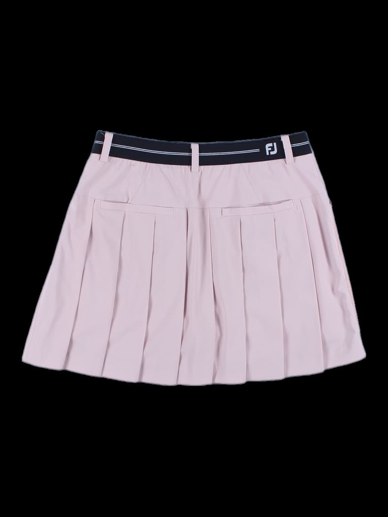 포켓 포인트 플리츠 스커트