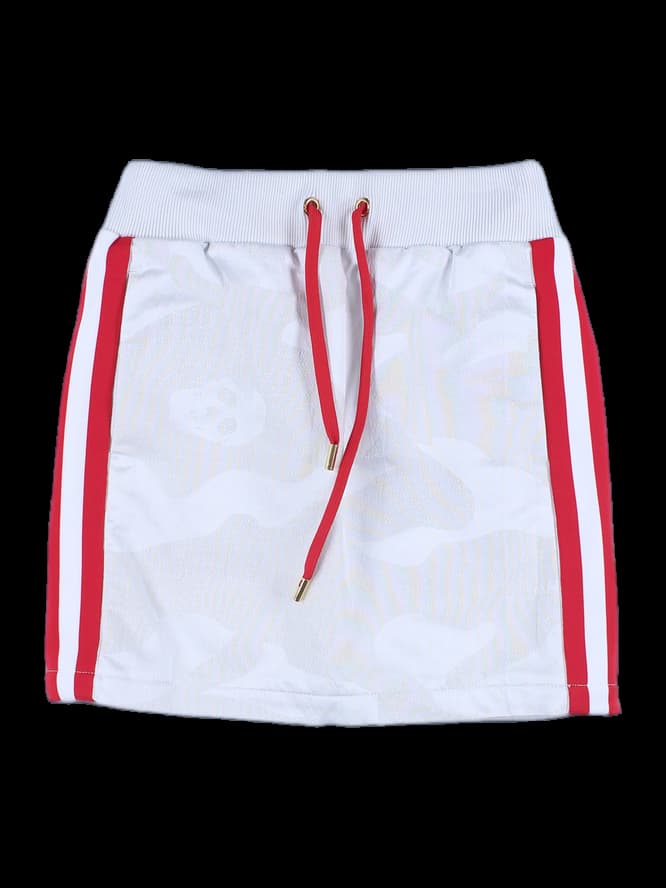 스컬 포인트 밴딩 스커트