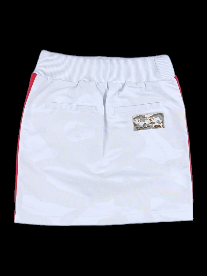 스컬 포인트 밴딩 스커트