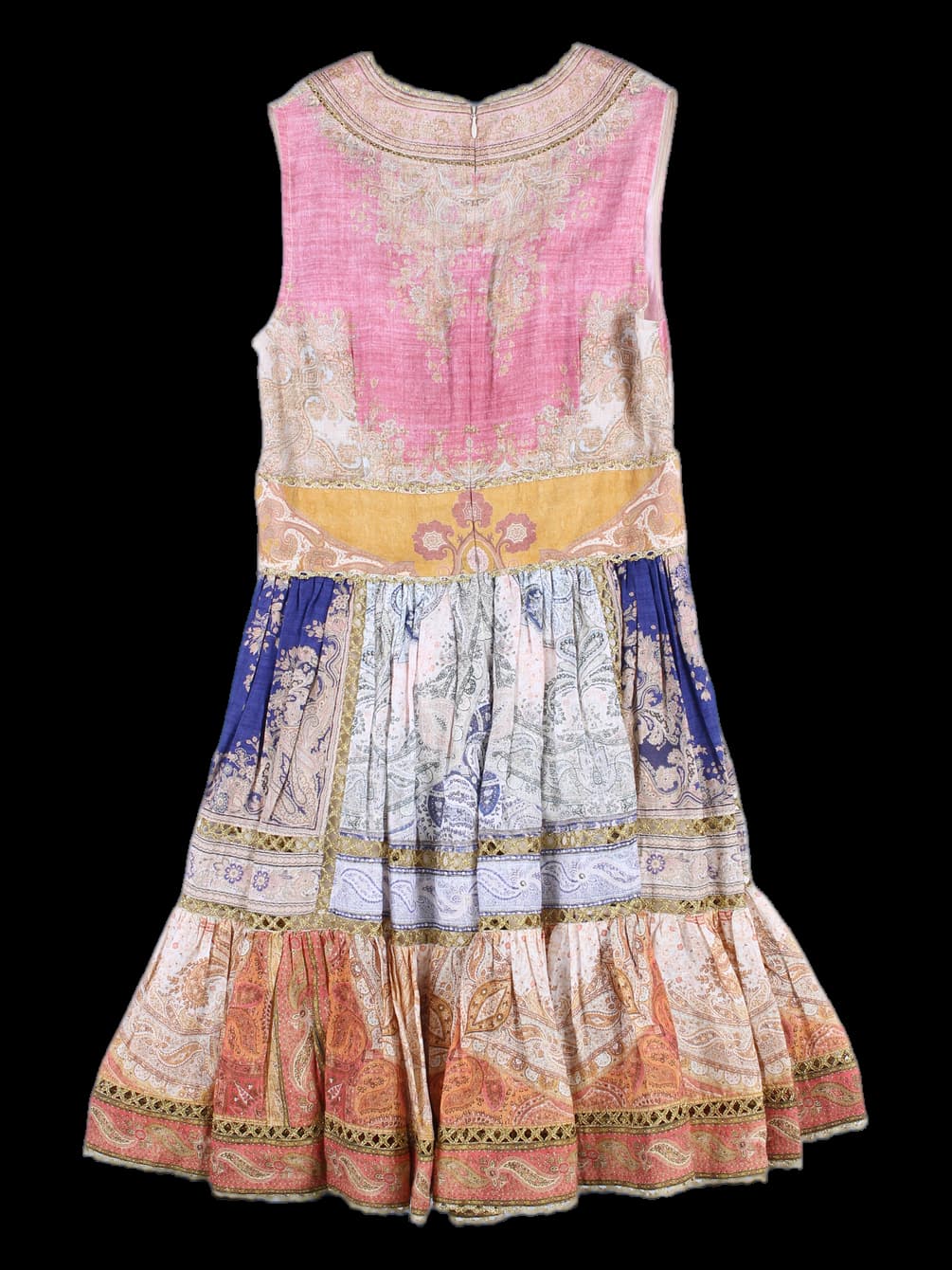 패턴 체크 원피스