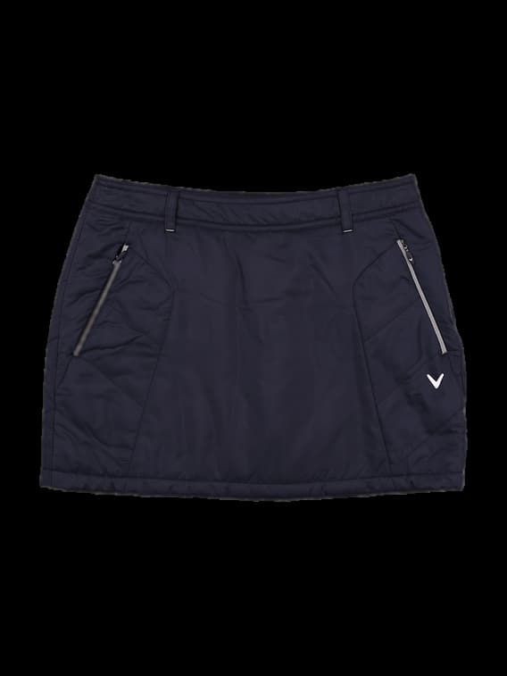 패딩 미니 스커트