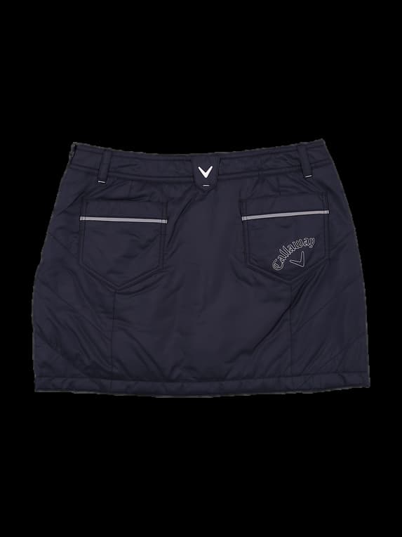 패딩 미니 스커트