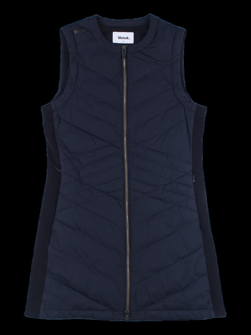 사이드 니트 패딩 베스트