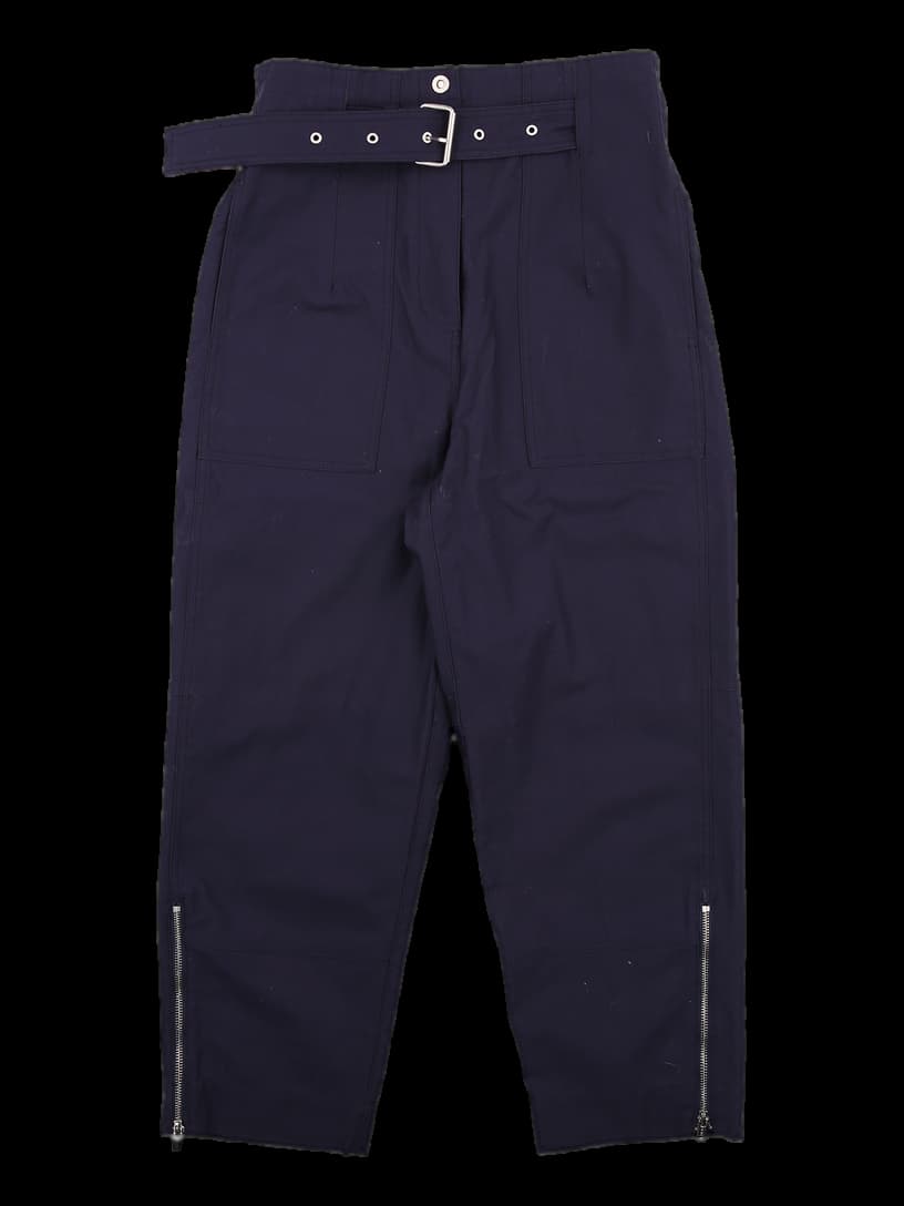 벨티드 롱 팬츠