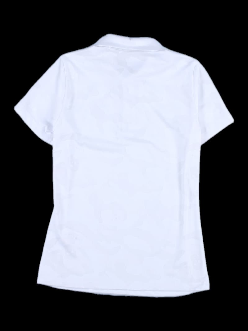 로고 포인트 반팔 카라 티