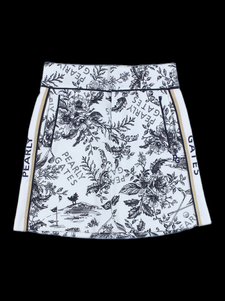 프린트 스커트