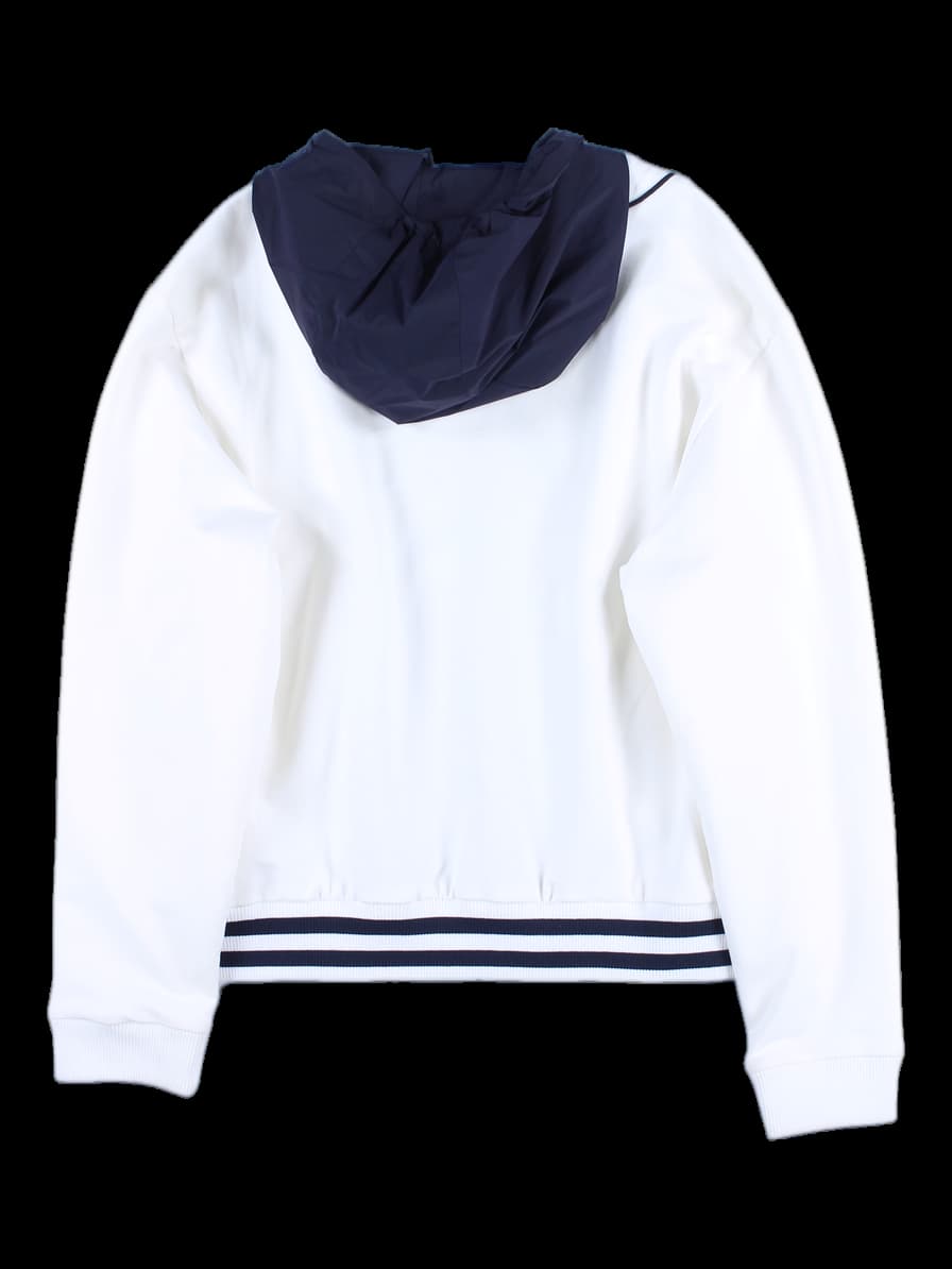 이너 매쉬 후드 점퍼