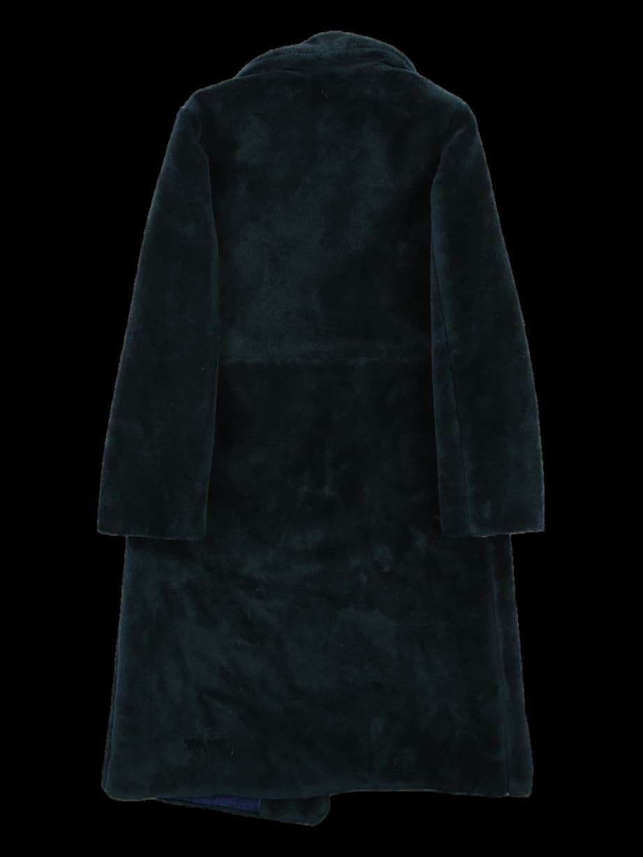 퍼 카라 롱 코트