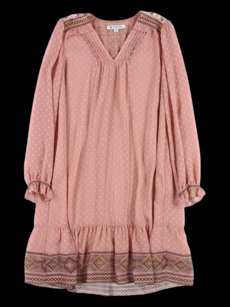 에스닉 쉬폰 원피스