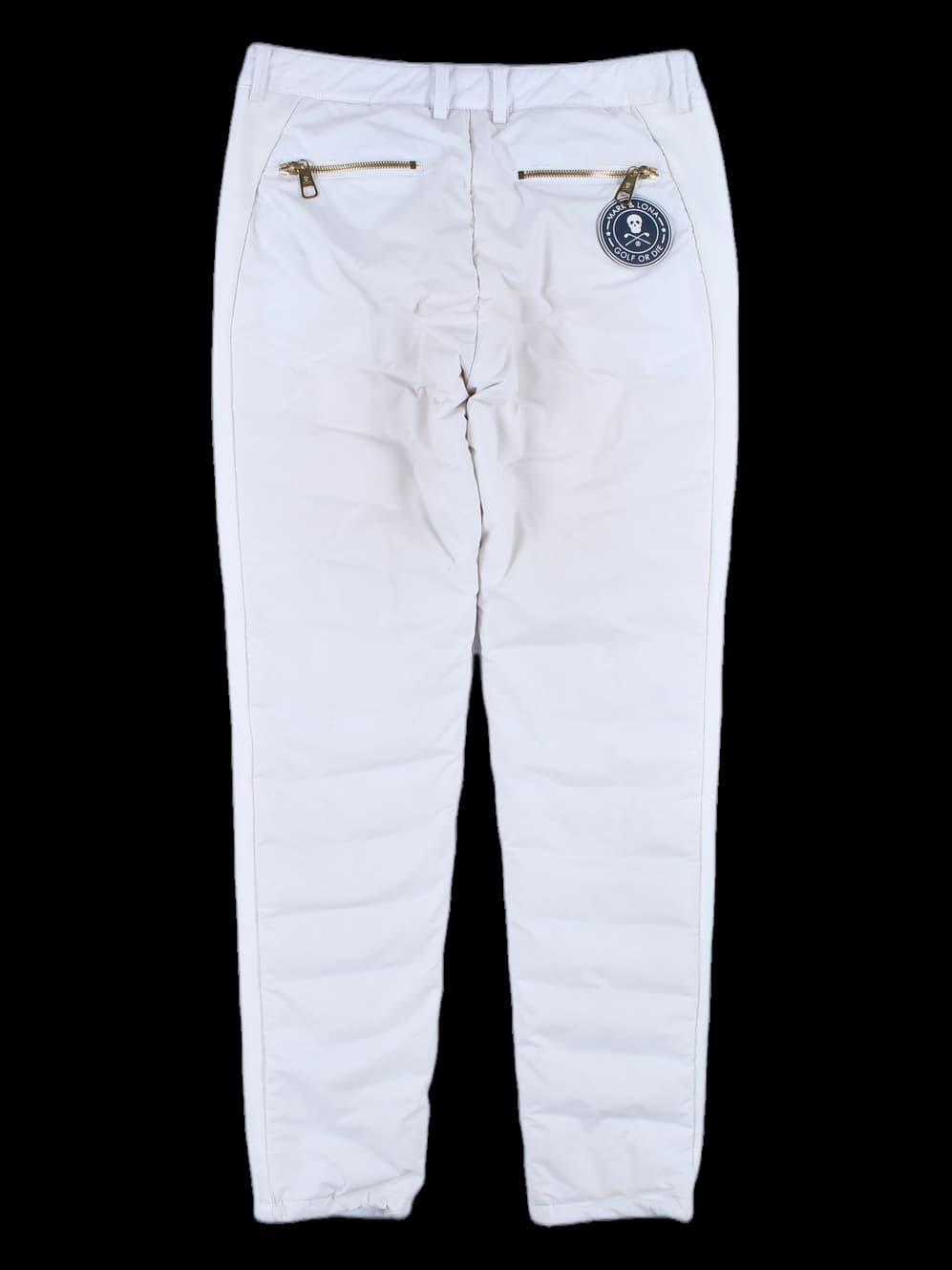 지퍼 포인트 패딩 바지