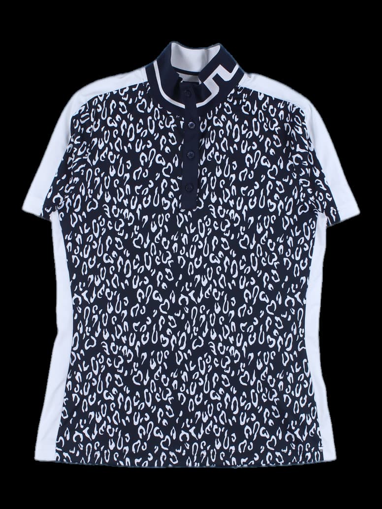 프린트 카라 티셔츠